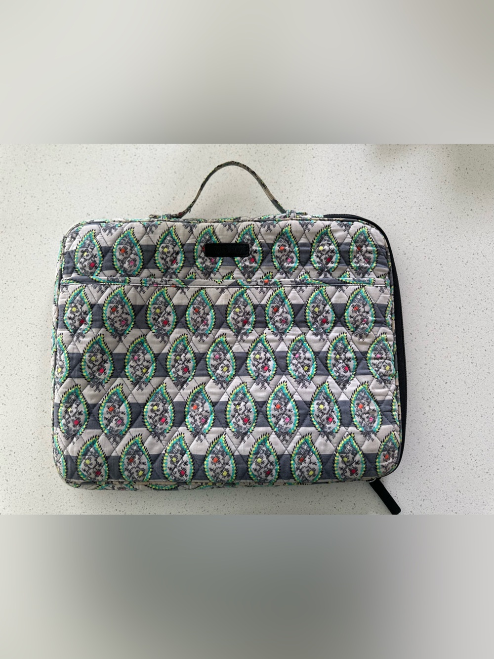 Vera Bradley Cotton Laptop Organizer – Paisley Stripes